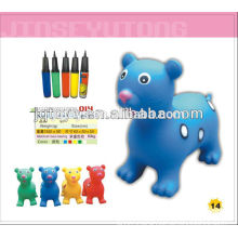 JQ pvc inflatable animal toy for kids